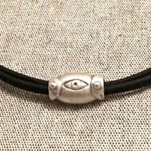 Sterling Silver Evil Eye Necklace Satya
